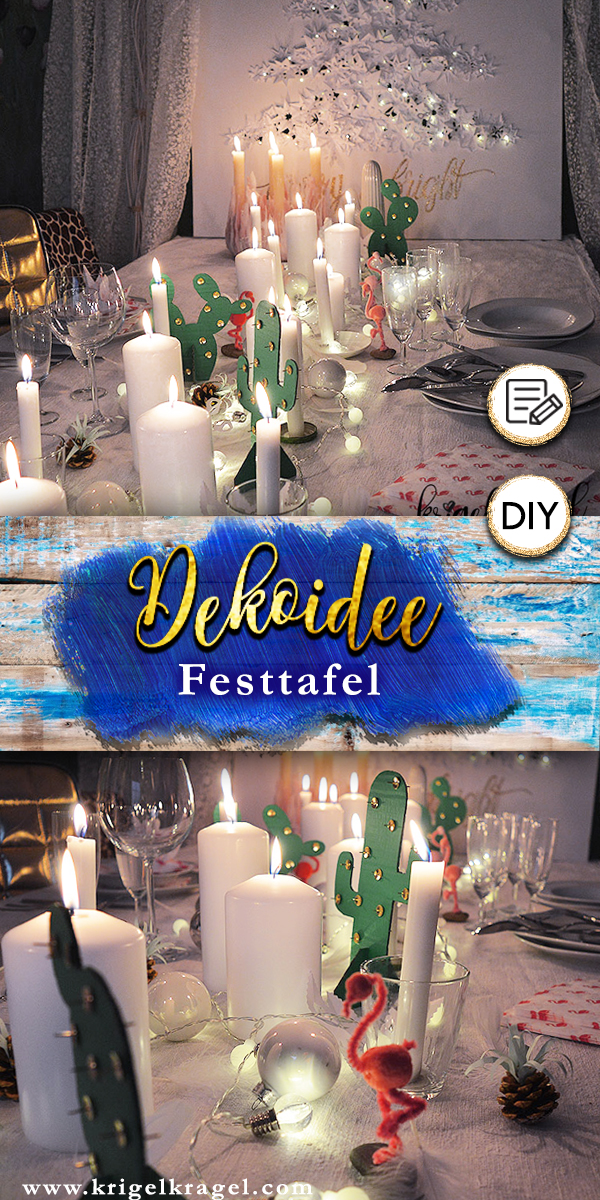 Tischdeko zu Weihnachten. Meine Festtafel und Dekoideen für dich.